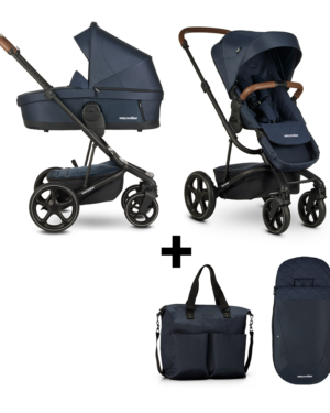 Easywalker Harvey³ Premium Sapphire Blue + Voetenzak en Luiertas