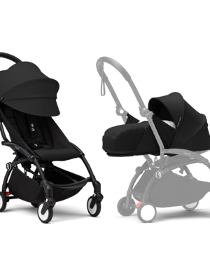 Buggy Stokke® YOYO3 Black Met Newborn Pack